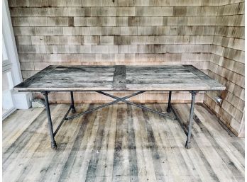 Restoration Hardware Rectangular Rustic Dining Table
