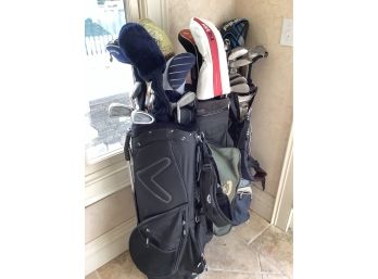 Three Bags Of Golf Clubs - Ping, Cobra, And More