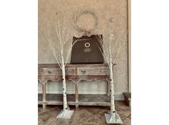 Collection Of Restoration Hardware Winter Wonderland White Trees And Wreath