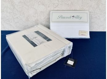 Lot: Brand New In Package Queen Sheet Set And Queen Flat Sheet