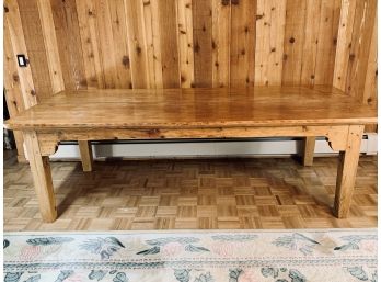 Large Antique Pine Farm Table