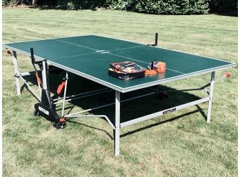 Alu-tec Outdoor Kettler Ping Pong Table - Missing Net And Pins