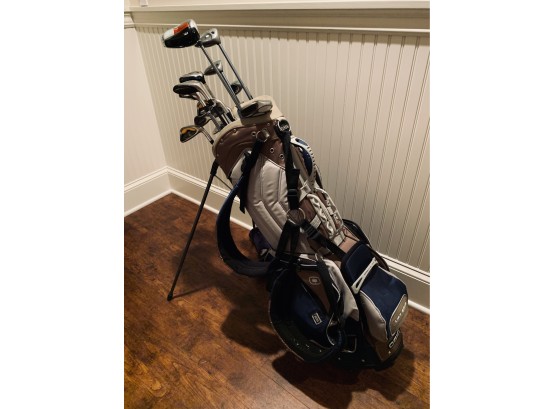 Set Of Golf Clubs With Ogio Bag