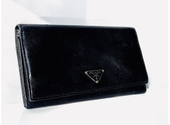 Prada Bifold Wallet With Change Compartment