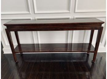Dark Wood Console Table - Asian Style