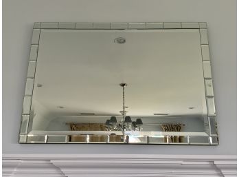 Large Wall Mirror With Beveled Edges