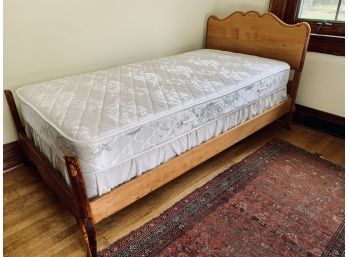 Pair Of Antique French Carved Wood Twin Beds