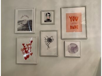 Collection Of 8 Framed Prints