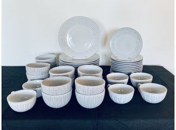 Set Of White Earthenware From Anthropologie