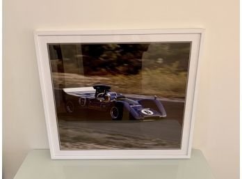 Framed Photograph Of Sunoco Formula 1 Race Car