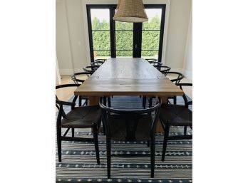 Restoration Hardware Dining Table With 2 Leaves