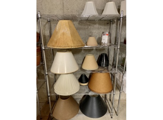 Collection Of Lamp Shades - Assorted Sizes