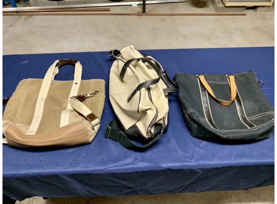 Collection Of Canvas Coach Bags