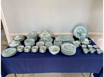 Large Collection Of Adams Calyx Ware Singapore Bird Ironstone - Made In England