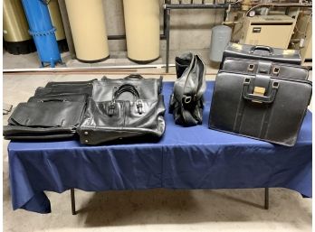 Collection Of Black Coach Leather Bags - Assorted Sizes/vintage/samples