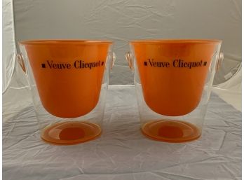 Pair Of Veuve Clicquot Ice Buckets