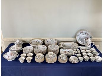 Collection Of Wedgewood Devon Rose Ceramic Dinner Ware