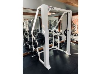 Cybex Smith Press 5341-305 Squat Rack With Plates And Bar