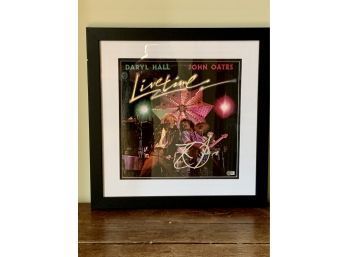 Framed Signed Daryl Hall And John Oates Album Cover