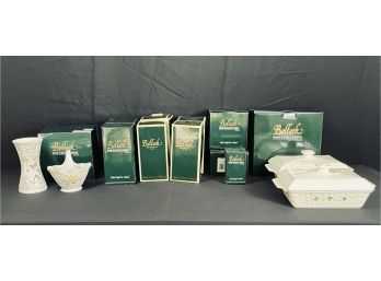 Collection Of Belleek Fine Parian China - Most Brand New In Box  - Classic Shamrock