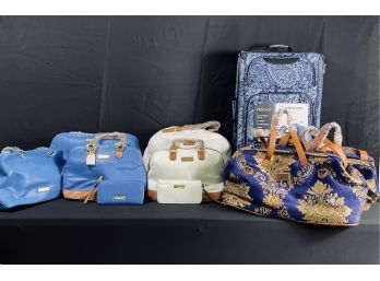 Collection Of Travel Bags - 13 Pieces  - JM New York, Forest Park, Joy & Iman