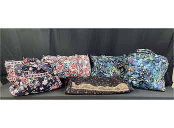 Collection Of Vera Bradley  4 Travel Bags And 1 Garment Bag - Different Patterns