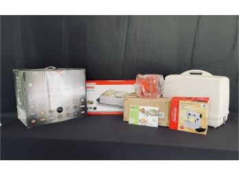 Collection Of Small Appliances - Coffee, Sewing Machines, Server, Ninja