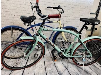 Pair Of Mens Bicycles - Schwinn And Bianchi
