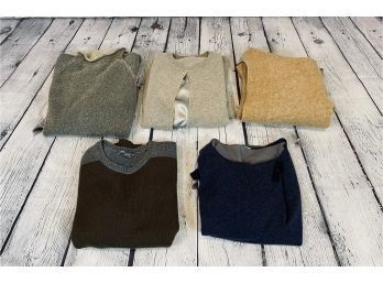 Collection Of 5 Womens Sweaters - Cashmere And Wool Blend