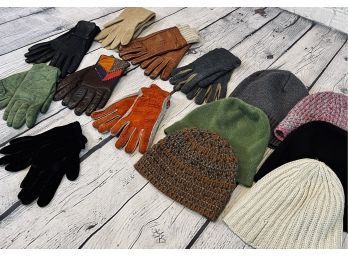 Collection Of Womens Winter Hats And Gloves - Loro Piana, Etro, Barneys