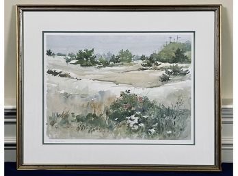 Framed Signed And Numbered Watercolor Print - Ann W. Gibb - 14/325