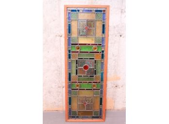 Stained Glass Panel Circa 1890 - E.S. Phillips & Sons