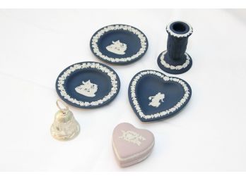 5 Pieces Of Wedgewood And Towle Bell