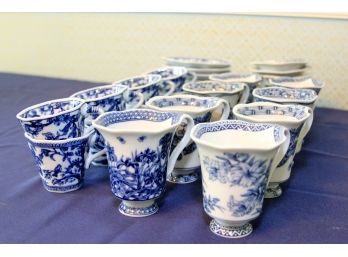 Blue And White Asian Tea Sets