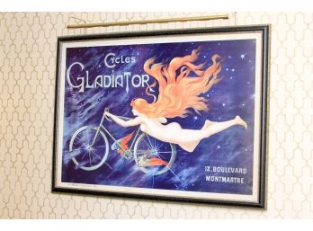 Framed Replica Poster - Cycles Gladiator - With Light