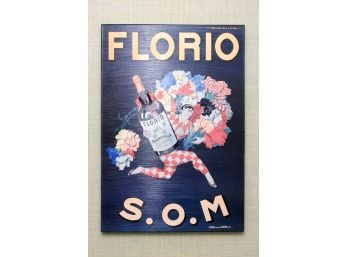 Replica Of Vintage Fiono S.O. M. Poster Printed On Canvas