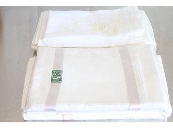 Brand New Irish Linen Sheets Set - Queen - White