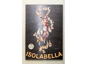 Replica Of Vintage Isolabella Poster Printed On Canvas