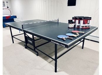 Black Stiga Ping Pong Table - Private Roller