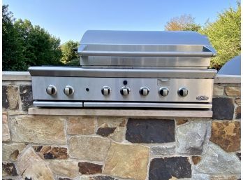 DCS 48 BH1 Outdoor Kitchen Grill, Rotisserie, And Side Burners