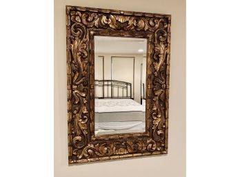 Carved Orante Gilt Hanging Mirror