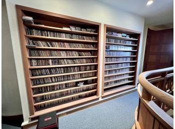 Wall Of Compact Discs - Approximately 2500 - Assorted Genres