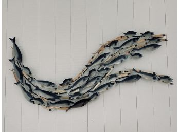 Metal Fish Wall Sculpture - C. Gere Style