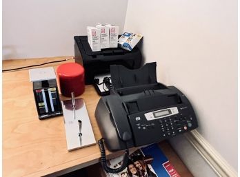 Collection Of Office Supplies And Equipment