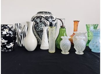 Large Collection Of Vases - Assorted Sizes - Some Vintage