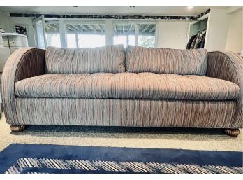 Vintage Avery Boardman Sleeper Sofa - Multicolor - 2 Back Cushions - 1 Seat Cushion - Rounded Arm