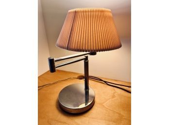 Vintage Chrome Desk Lamp- Some Pitting On Metal