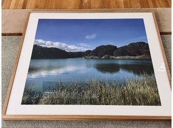 Framed And Matted Photograph Of  Three Mile Harbor In East Hampton, NY