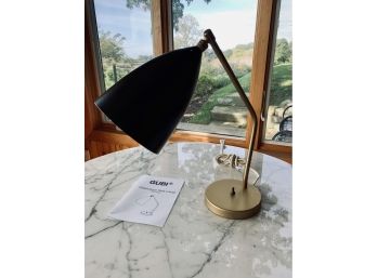Design With Reach Gubi Grashoppa Task Lamp - Black And Brass
