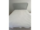 Painted Dove Grey Ethan Allen Wood King Size Bed - Sealy Mattress